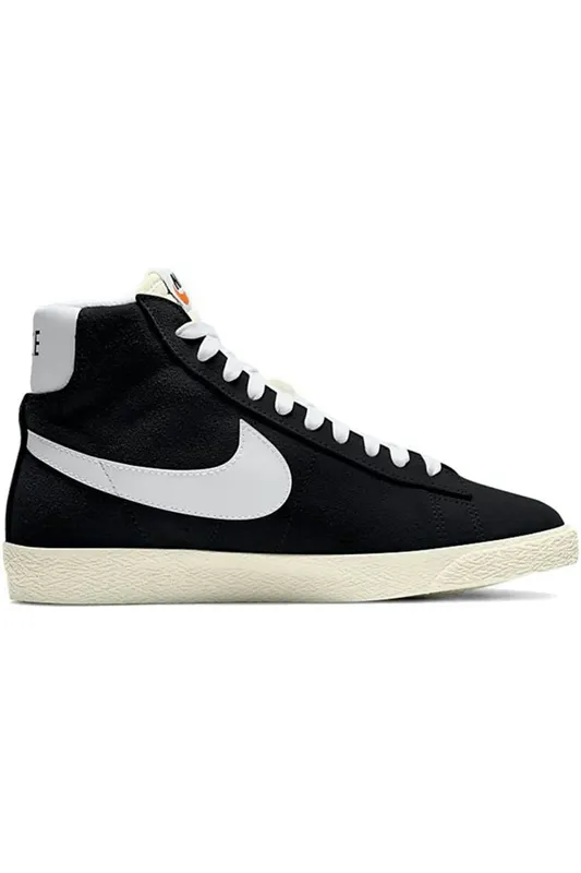 Nike Blazer Mid Suede Black White (GS) (DA4672-001)