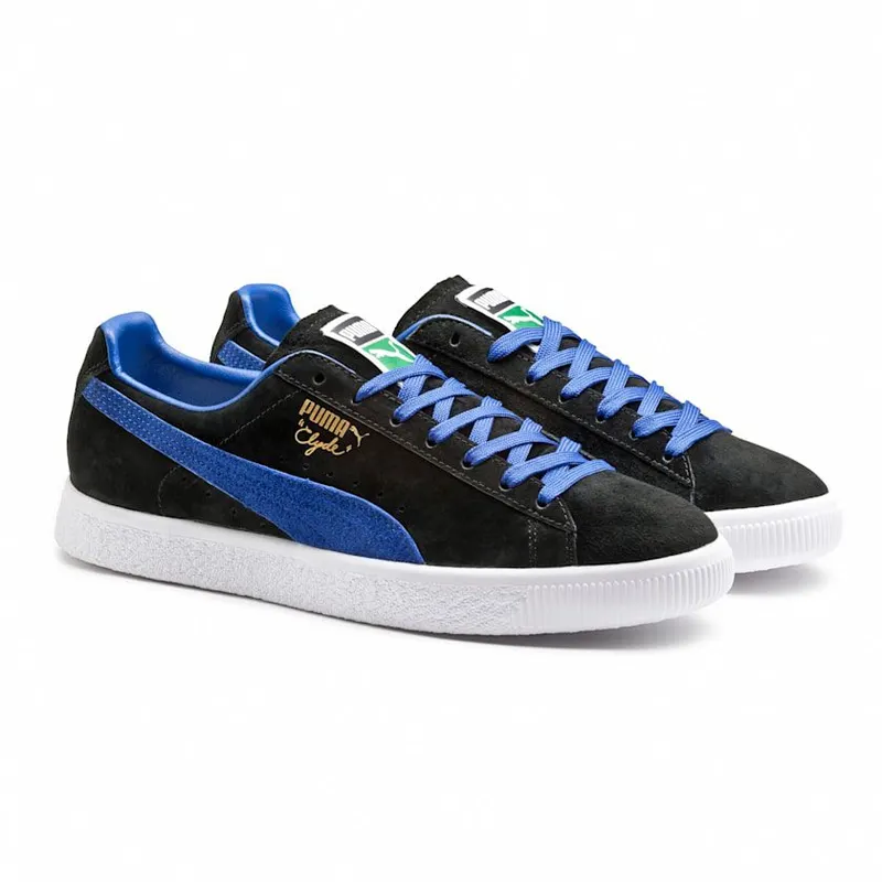 Puma Clyde Black Purple (361466-02)