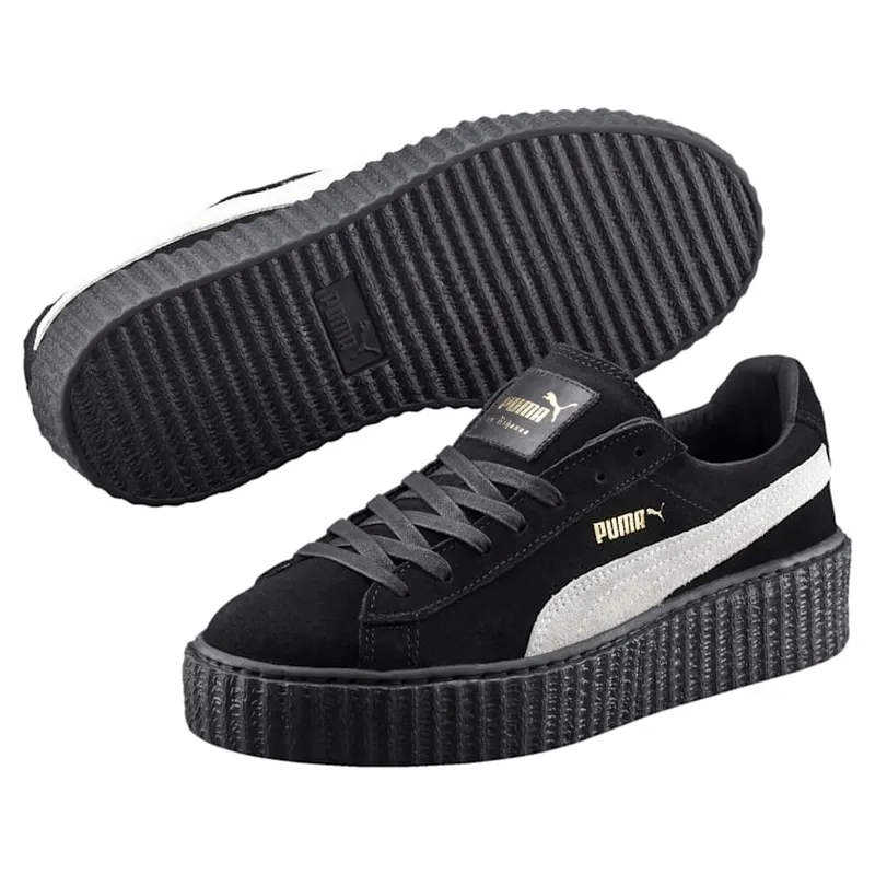 Puma Creepers Rihanna Fenty Black White (W) (361005-01)