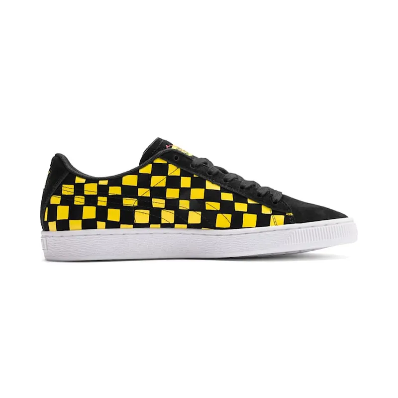 Puma x Chinatown Market Suede Black Yellow (370133-01)