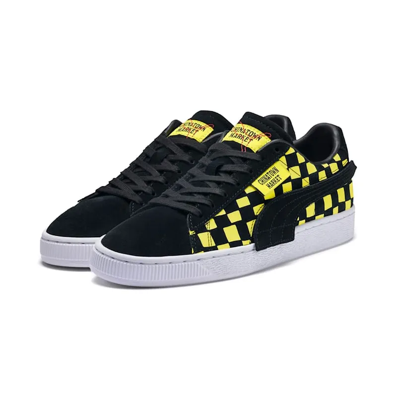 Puma x Chinatown Market Suede Black Yellow (370133-01)