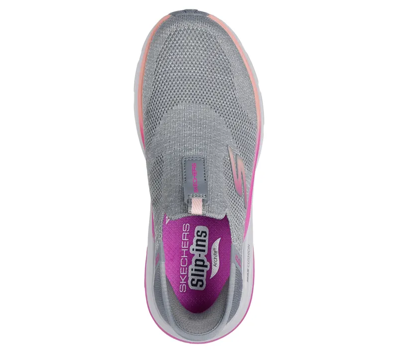 Skechers Skechers Slip-ins: Max Cushioning Arch Fit 2.0 – Cambridge – Grijs / Roze (128945-GYPK)