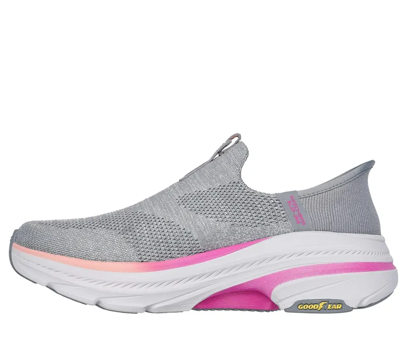 Skechers Skechers Slip-ins: Max Cushioning Arch Fit 2.0 – Cambridge – Grijs / Roze (128945-GYPK)