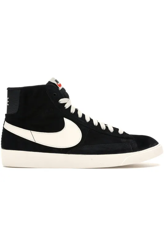 Nike Blazer Mid Vintage Suede Black (Women’s) (AV9376-001)