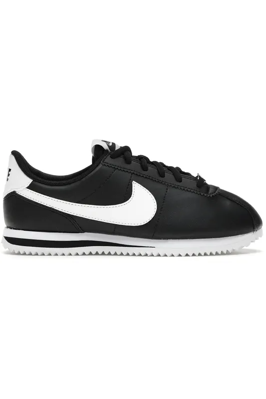 Nike Cortez Basic Leather Black White (GS) (904764-001)