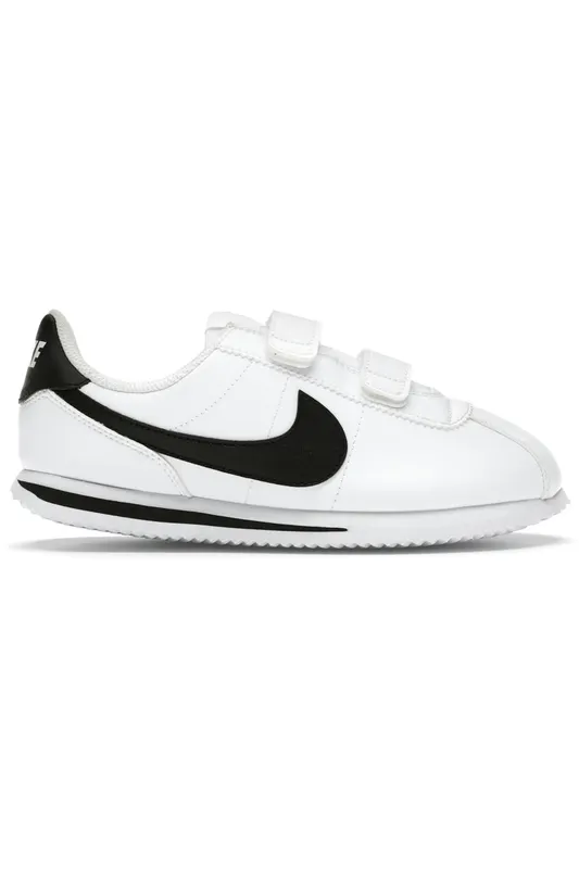 Nike Cortez Basic SL White Black (PS) (904767-102)