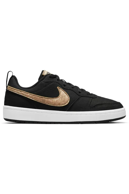 Nike Court Borough Low 2 Canvas Black Praline (GS) (DC7949-001)