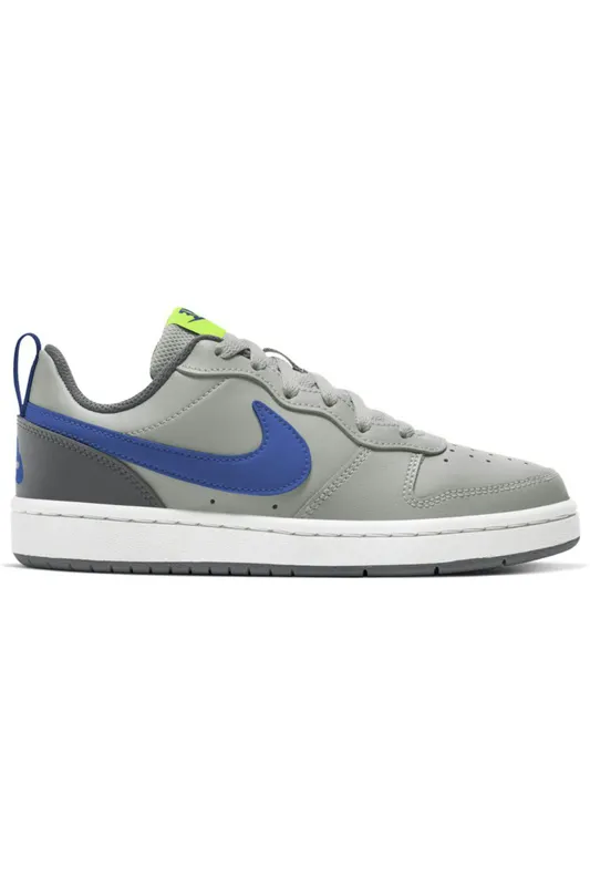 Nike Court Borough Low 2 Grey Fog Game Royal (GS) (BQ5448-012)