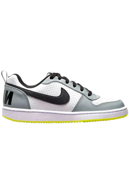 Nike Court Borough Low White Black Wolf Grey (GS) (839985-104)