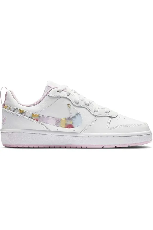 Nike Court Bourough Low 2 SE Floral Swoosh (GS) (CK5426-100)