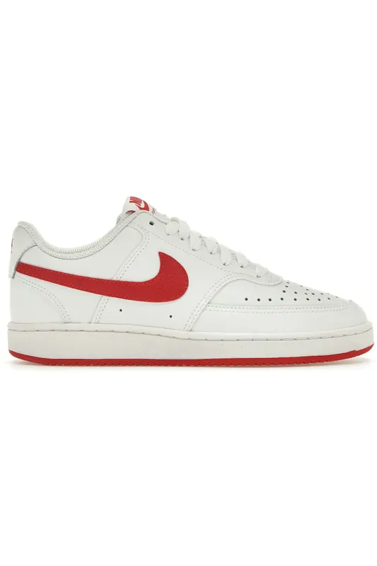 Nike Court Vision Low White University Red (Women’s) (CD5434-101)