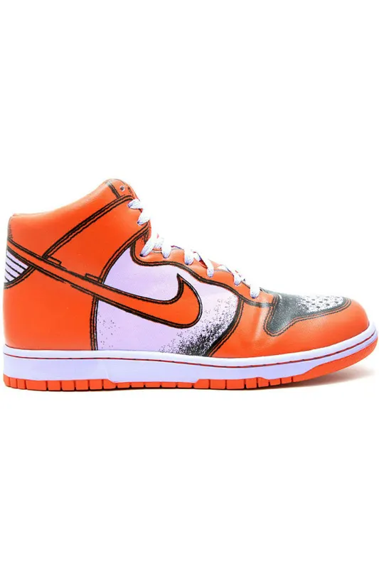 Nike Dunk High 1 Piece Premium Lilac Ice Deep Orange (318998-581)