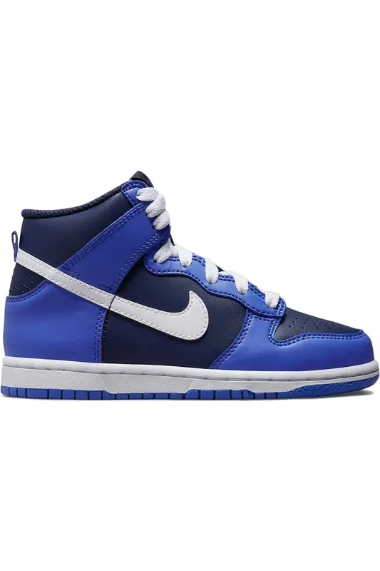 Nike Dunk High Medium Blue Midnight Navy (PS) (DD2314-400)