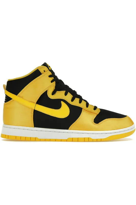 Nike Dunk High Satin Goldenrod (Women’s) (FN4216-001)