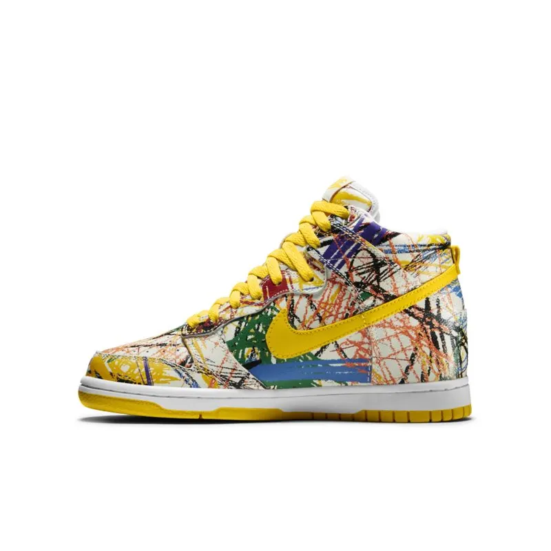 Nike Dunk High Scribble (GS) (728443-100)