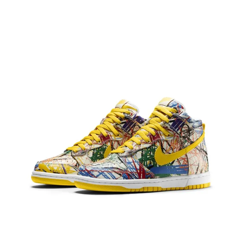 Nike Dunk High Scribble (GS) (728443-100)
