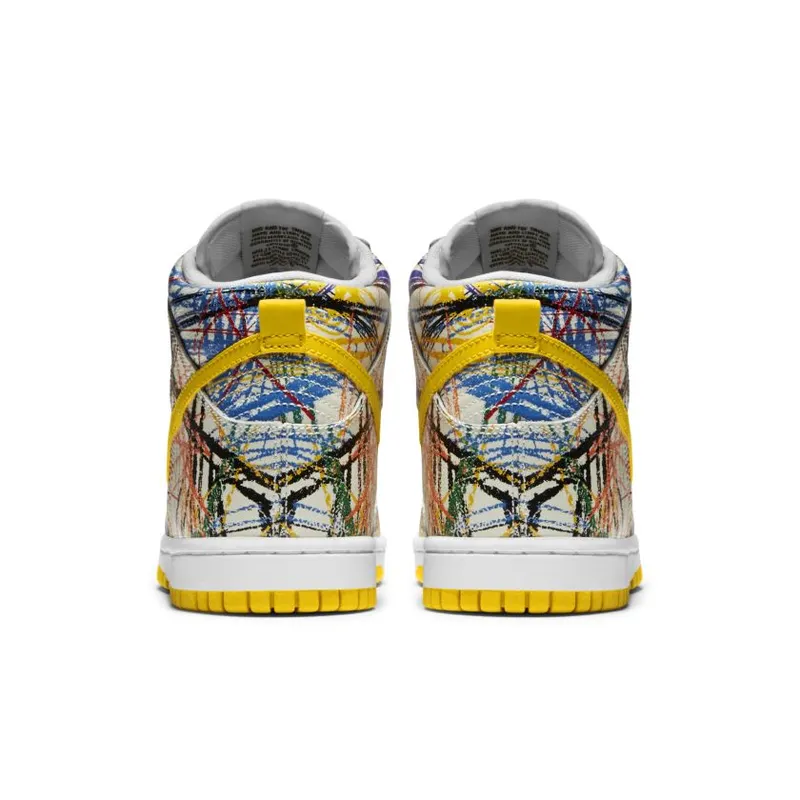 Nike Dunk High Scribble (GS) (728443-100)
