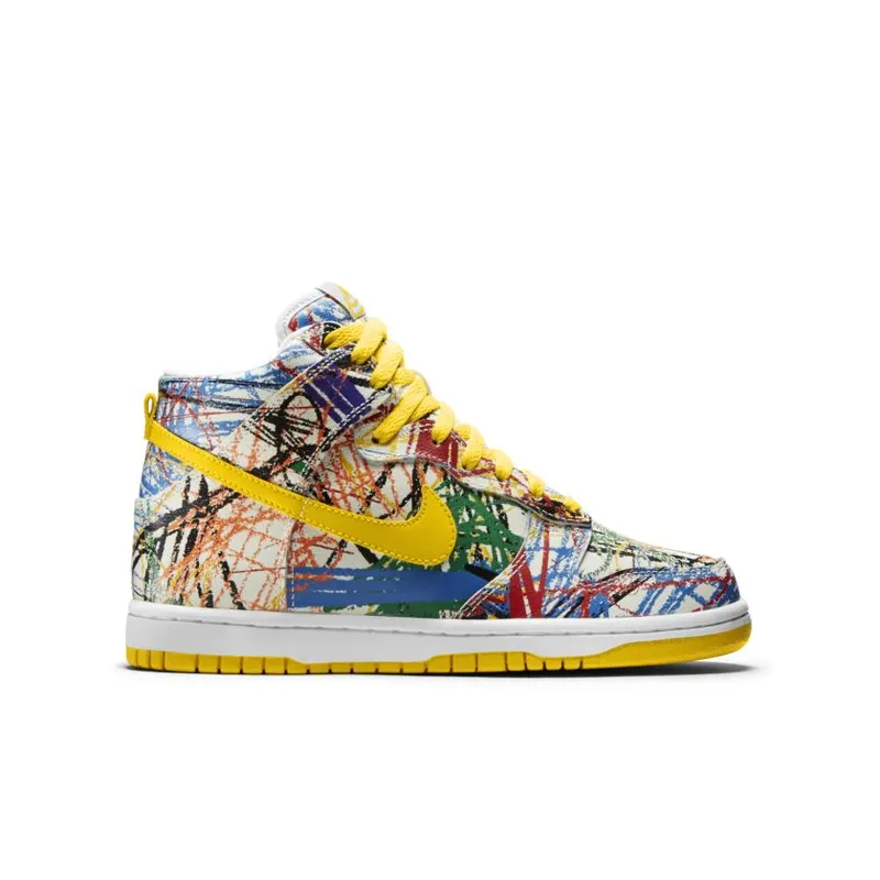 Nike Dunk High Scribble (GS) (728443-100)