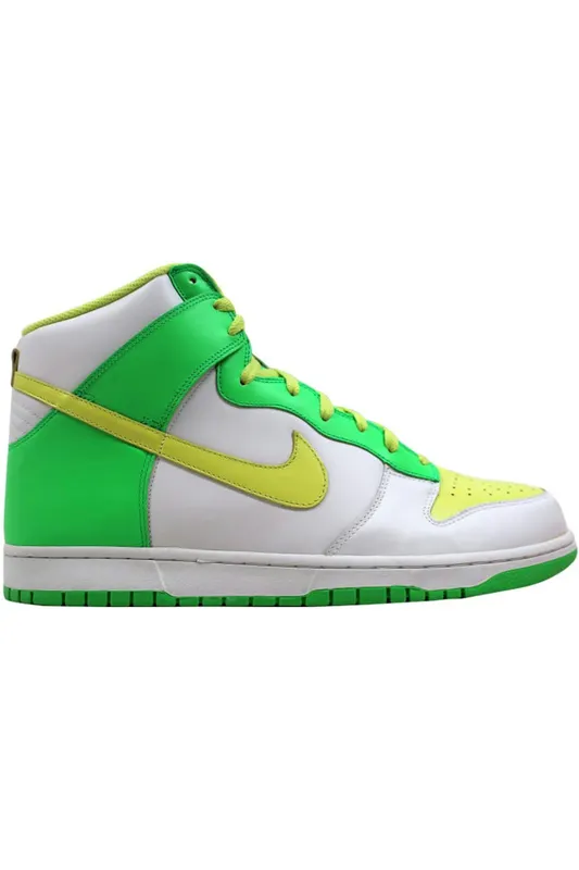 Nike Dunk High White/Lemon Chiffon-Radiant Grey (309432-171)