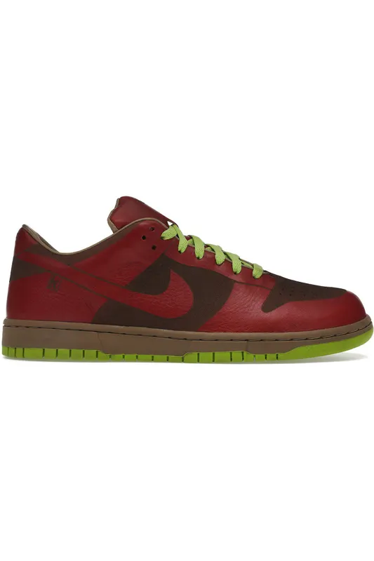 Nike Dunk Low 1-Piece Laser Varsity Red Chartreuse (311611-661)
