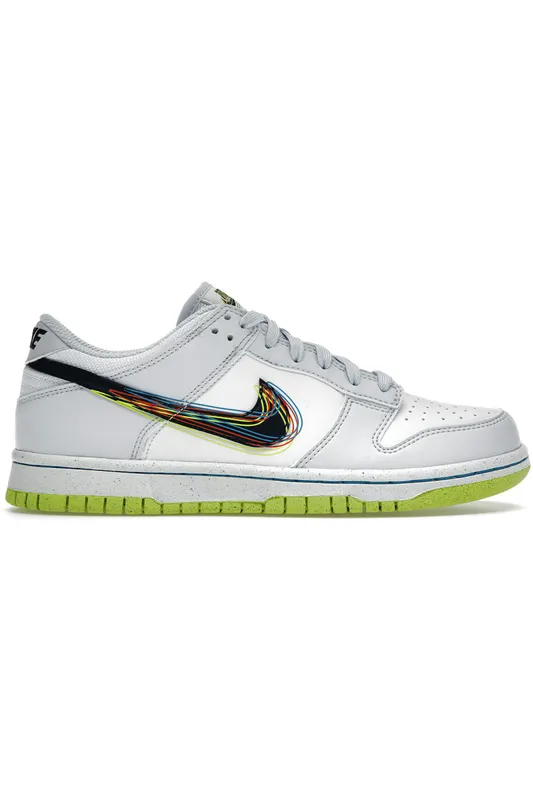 Nike Dunk Low 3D Swoosh Grey (GS) (DV3478-100)