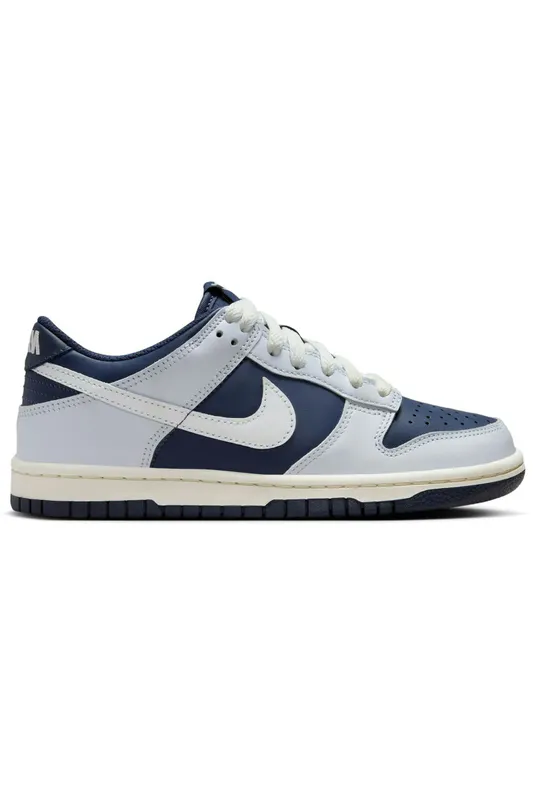 Nike Dunk Low Football Grey Midnight Navy (GS) (FB9109-002)