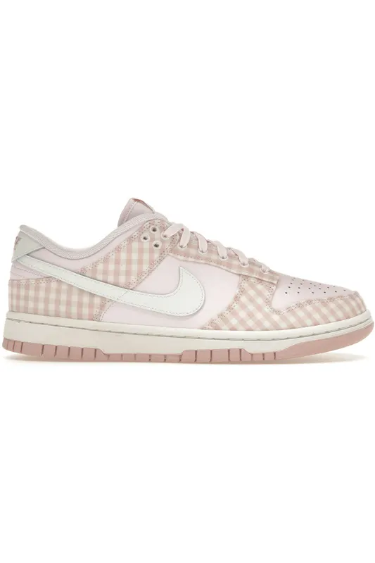 Nike Dunk Low Pearl Pink Gingham (Women’s) (FB9881-600)