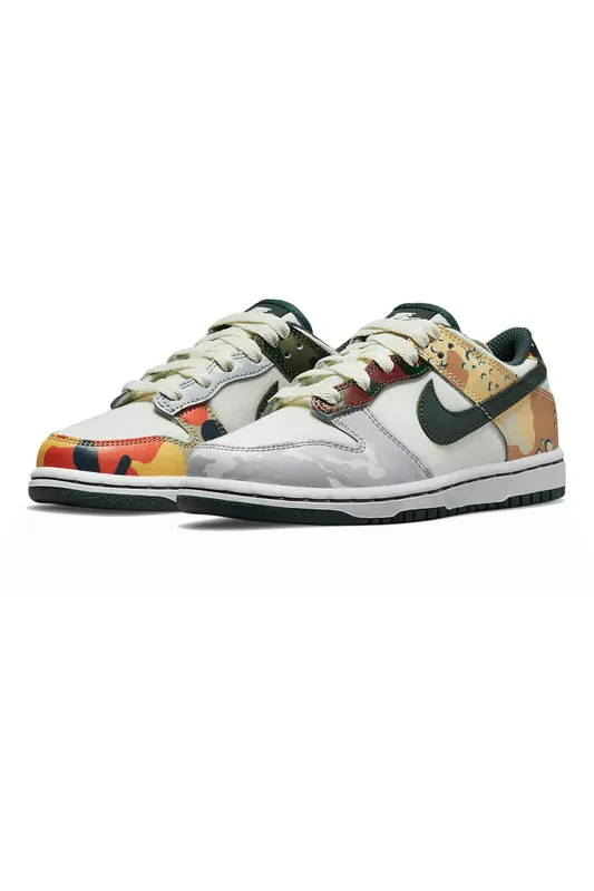 Nike Dunk Low Sail Multi-Camo (PS) (DB1900-100)