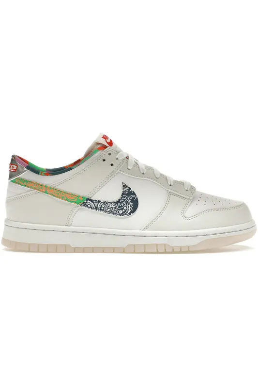 Nike Dunk Low White Multi-Color Paisley (GS) (FN8913-141)