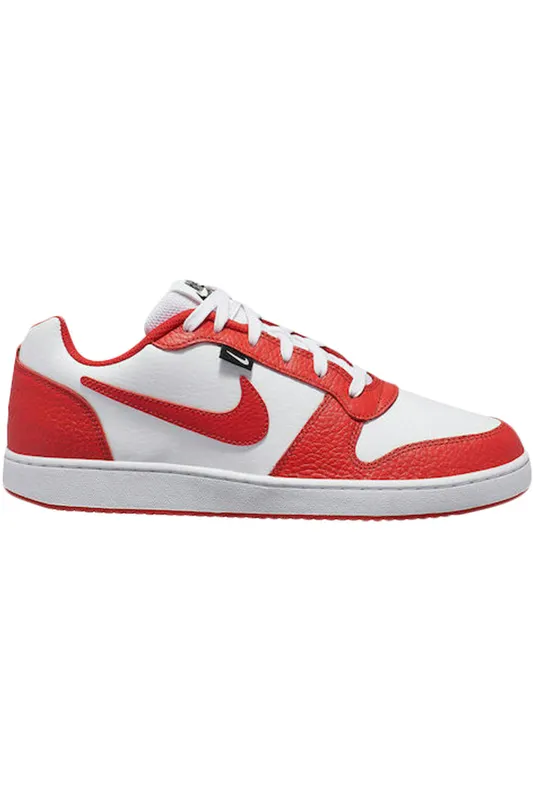 Nike Ebernon Low PRM White University Red Black (AQ1774-101)