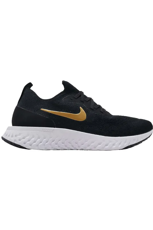 Nike Epic React Flyknit Black Gold (Women’s) (AQ0070-013)