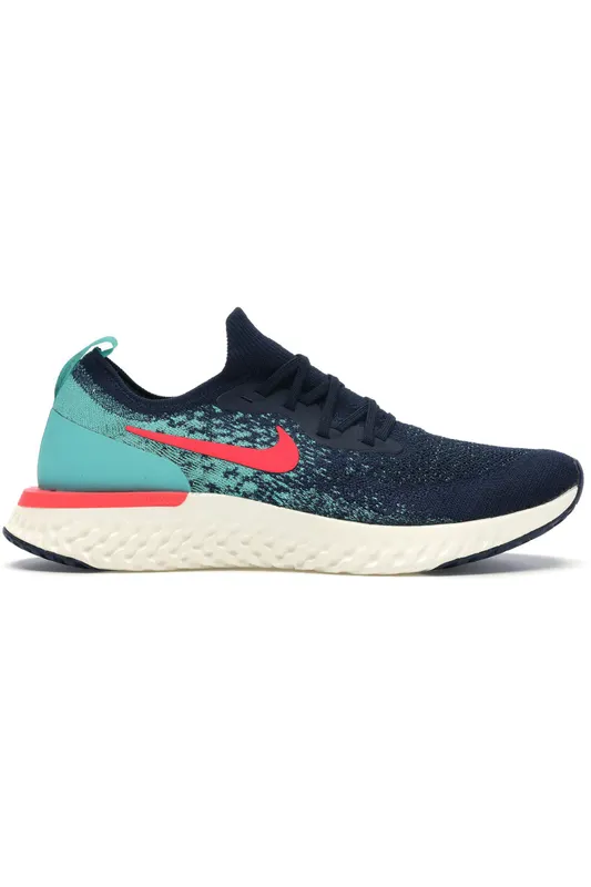 Nike Epic React Flyknit College Navy Hyper Jade (AR5413-400)