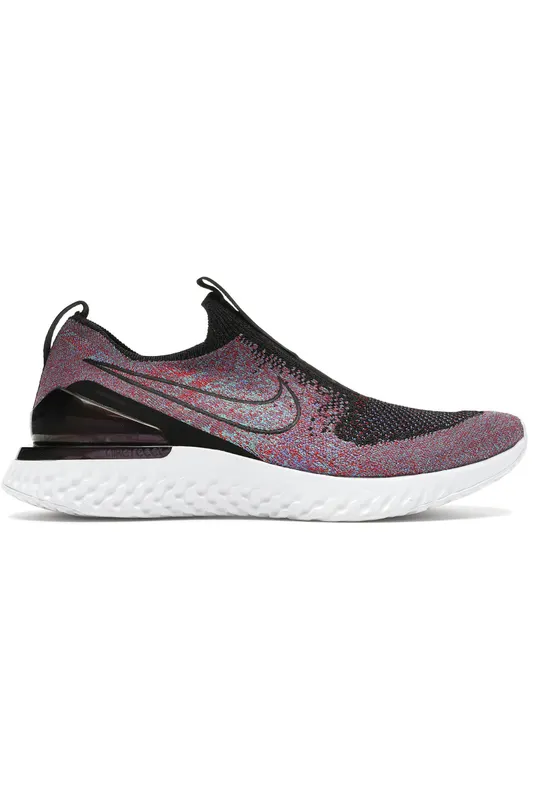 Nike Epic React Moc Flyknit Black University Red Hyper Jade (BV0417-002)