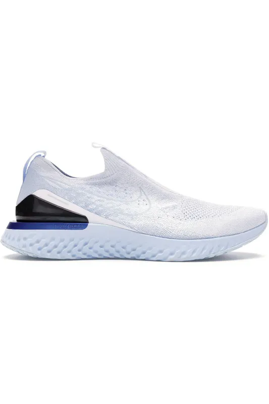 Nike Epic React Moc Flyknit White Hydrogen Blue (BV0417-101)