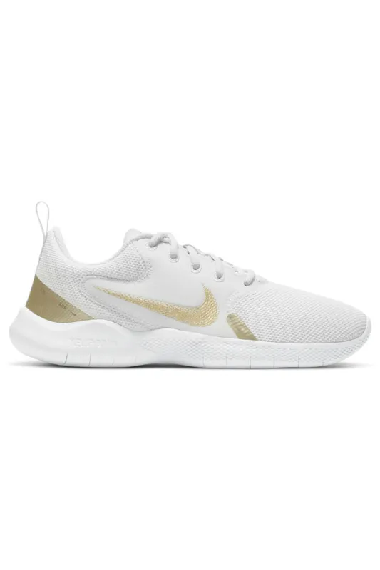 Nike Flex Experience Run 10 White Metallic Gold Star (Women’s) (CI9964-010)