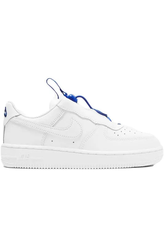 Nike Force 1 Toggle White Hyper Royal (PS) (CU5287-100)