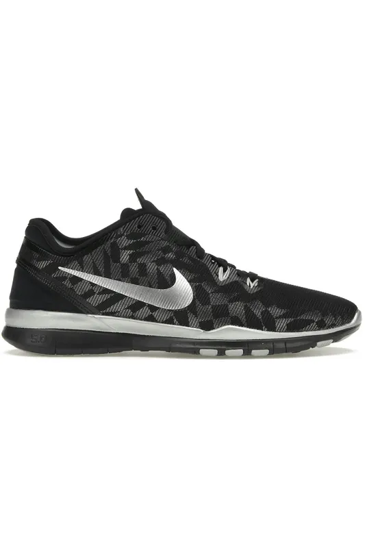 Nike Free 5.0 TR Fit 5 Black Metallic Silver (Women’s) (806277-001)