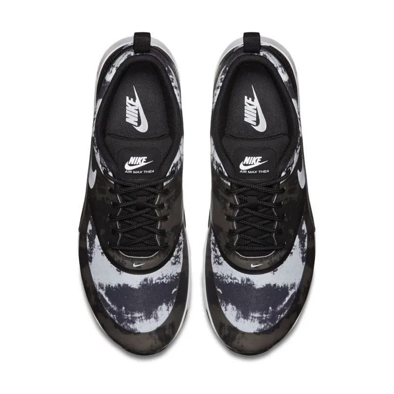 Nike Free Air Max Thea Print Black White-Dark Grey (Women’s) (599408-007)