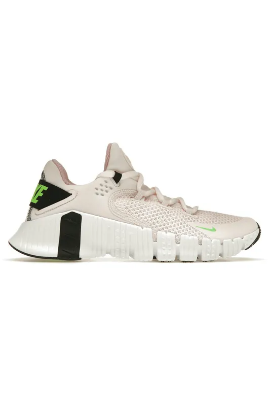 Nike Free Metcon 4 Light Soft Pink White Black Green Strike (Women’s) (CZ0596-636)