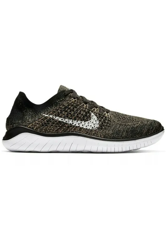 Nike Free RN 2018 Flyknit Black Club Gold (942838-005)