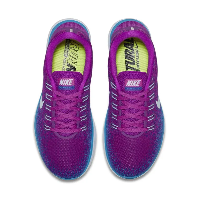 Nike Free RN Distance Hyper Volt/Blue Tint-Purple-Blue (Women’s) (827116-501)