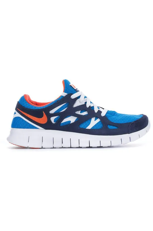Nike Free Run 2 Light Photo Blue Orange (537732-403)