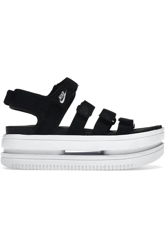 Nike Iconic Classic Sandal Black White White (Women’s) (DH0223-001/DH0224-001)