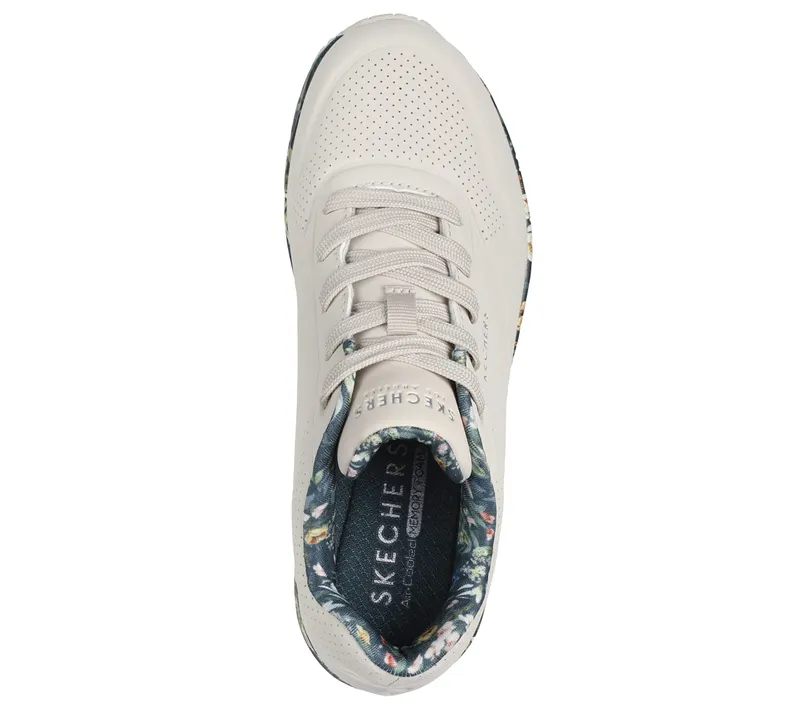 Skechers Uno – Majestic Garden – Natuurlijk / Multi (155583-NTMT)