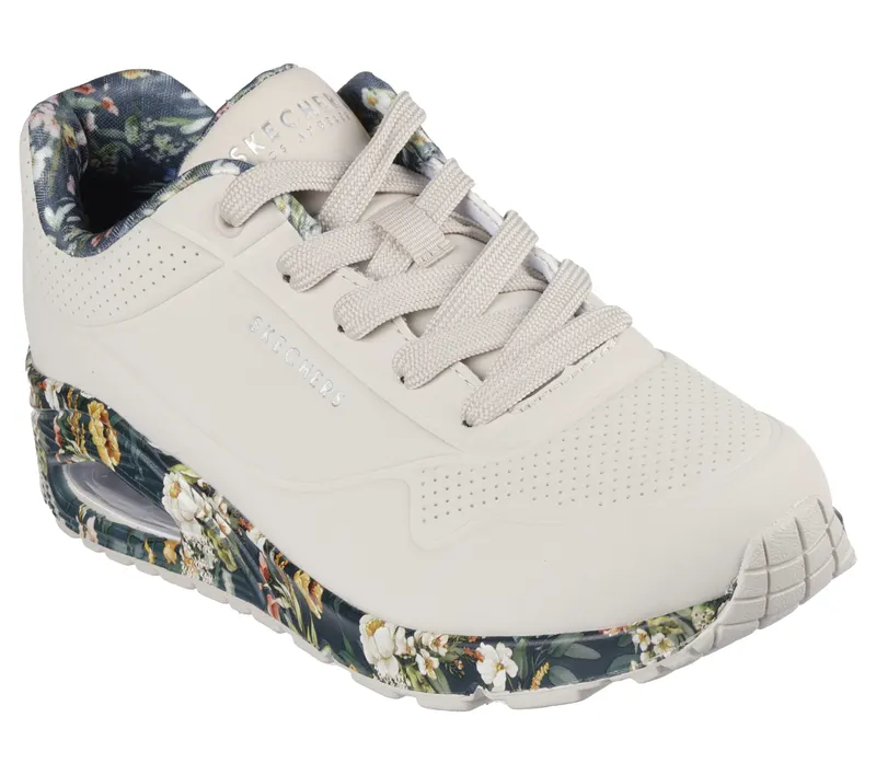 Skechers Uno – Majestic Garden – Natuurlijk / Multi (155583-NTMT)