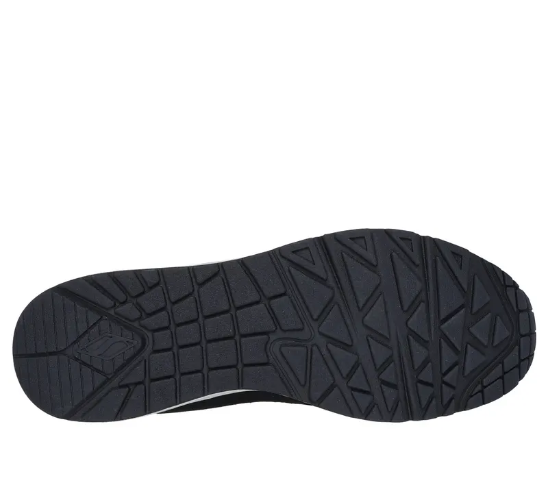 Skechers Uno – Stacre 2.0 – Zwart / Grijs (183011-BKGY)