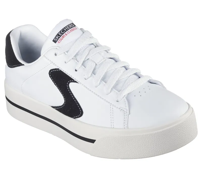 Skechers Camdenn – Been Lifted – Wit / Zwart (185045-WBK)