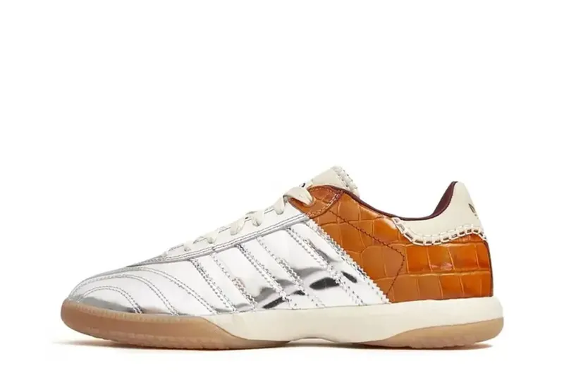 adidas x Wales Bonner Samba MN Silver Metallic Easy Yellow (IH5777)