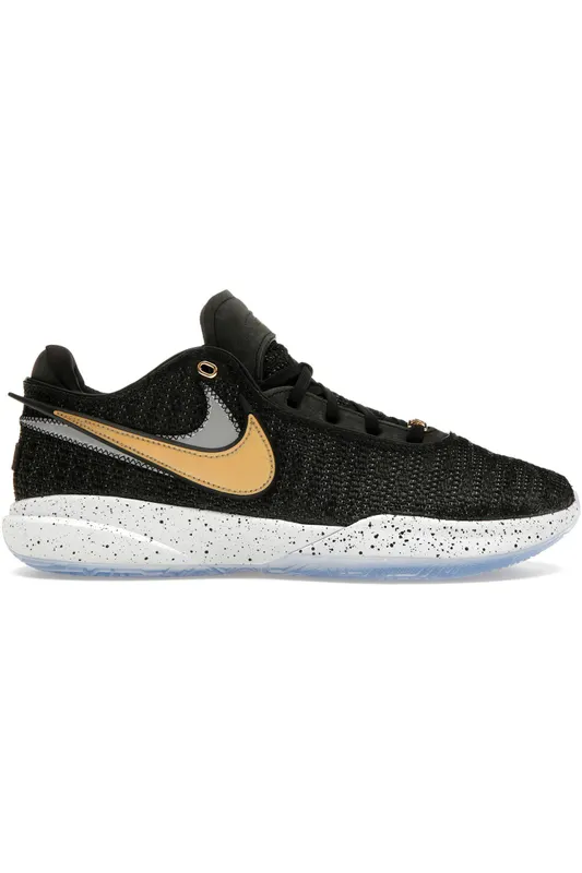 Nike LeBron 20 Black Metallic Gold (DJ5423-003/DJ5422-003)