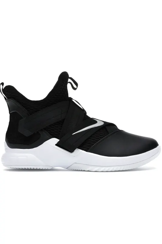 Nike LeBron Soldier 12 TB Black White Silver (AT3872-001)